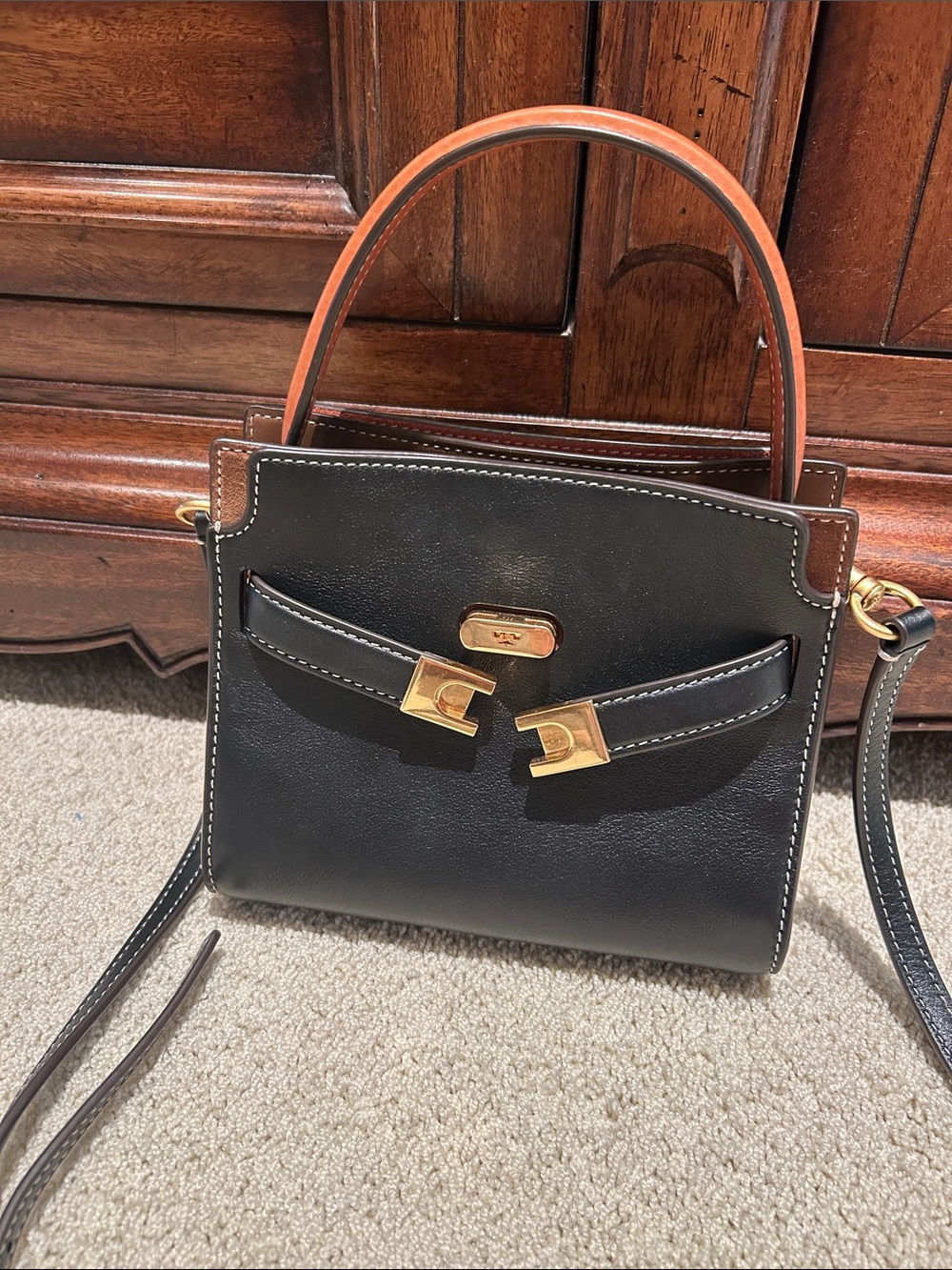Tory Burch Petite Lee RADZIWILL Double Bag older version